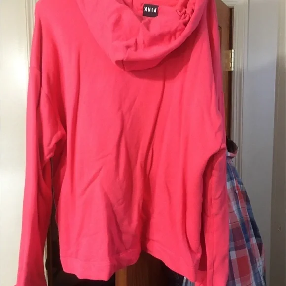 PINK Victoria's Secret Bright Pink Hoodie - Picture 4 of 4